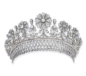 AN ANTIQUE DIAMOND TIARA, BY KOCHERT  