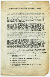 [ECKERT, J. Presper and John MAUCHLY.] Outline of plans for development of electronic computers [sic]. Typescript and carbon typescript. Headings underlined in red. N.p, 3/13/46 (date in ms. on final sheet). 8 sheets.