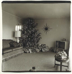 Xmas Tree in a Living Room, Levittown, L. I., 1963  