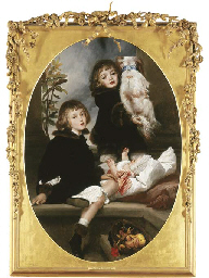 portrait of ida, adrian and frederic marryat 
