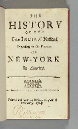 COLDEN, Cadwallader (1688-1776). The History of the Five Indian Nations...