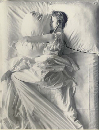 Girl in Bed on Telephone (Jean Patchett), New York, 1949  