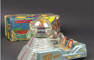 A TN (Nomura)/Linemar battery-operated Moon Car  