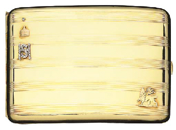 HAILE SELLASSIE'S BELGIAN CIGARETTE CASE  