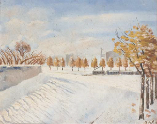 Paysage de neige  