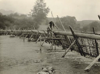 Fish Weir Across Trinity River, c. 1923  