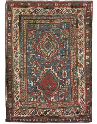 An antique Kazak rug, South Caucasus