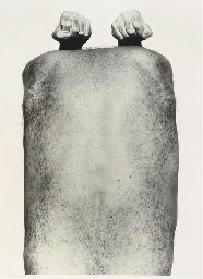 Self Portrait Back with Arms Above, 1984  