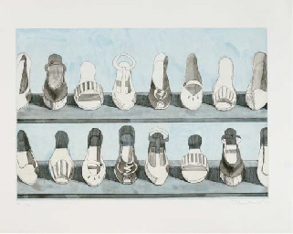 Shoe Rows, from Recent Etchings I  