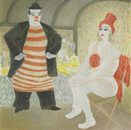 Clown und Artistin, 1933  