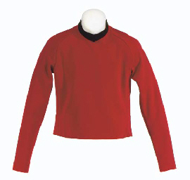 CHEKOV'S RED SECURITY UNIFORM SHIRT  