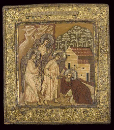 THE APPARITION OF THE OLD TESTAMENT TRINITY TO ST. ALEKSANDR  