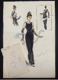Edith Head And Audrey Hepburn  Breakfast At Tiffany's, 1961  