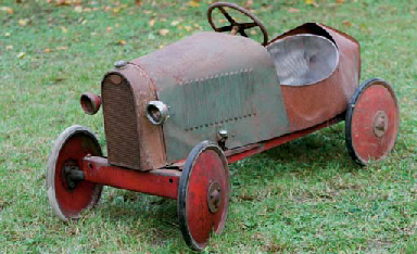 eureka bugatti pedal car