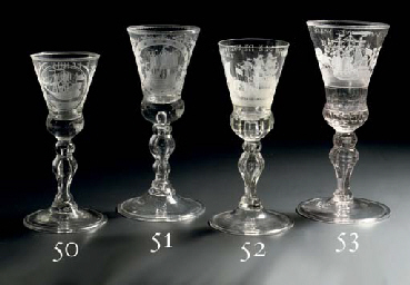 A Dutch-engraved goblet