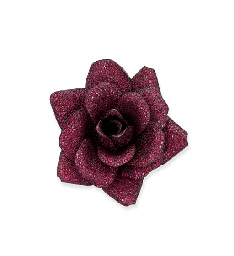 AN IMPRESSIVE RUBY AND TITANIUM 'ROSE' BROOCH, BY MICHELE DELLA VALLE  