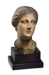 A GREEK MARBLE PORTRAIT OF A QUEEN