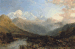 Mont Blanc from between St. Martin and Sallanches