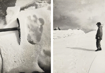 Yeti footprints in the Menlung Basin  