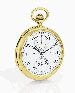 GRUEN. A RARE 18K GOLD OPENFACE MINUTE REPEATING SPLIT SECOND CHRONOGRAPH KEYLESS LEVER POCKET WATCH