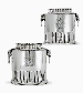 A PAIR OF GEORGE III SILVER WINE COOLERS