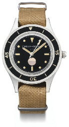 Tornek-Rayville. A rare and unusual stainless steel self-winding water-resistant anti-magnetic diver's wristwatch with sweep centre seconds, made for the US Navy 