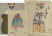 A folder comprising forty-five costume designs (1930-1937); A set of thirty-three designs for playing cards, correspondence (2 pp.) and notes (1 p.); and A set of seventeen theatrical designs comprising Macbeth (9 pp.), Petrushka (2 pp.) and others (6 pp.)