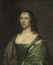 Portrait of Lady Lucy Pelham (d.1685), half-length, in a blue dress with pearl ornaments, and a grey wrap