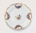 A MEISSEN SHAPED OCTAFOIL PLATE FROM THE TSARINA ELIZABETH I OF RUSSIA SERVICE