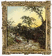 Figures resting beside a stream