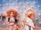 Milk Maidens, Alla and Tara in Galliano, Paris, 1996  