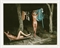 Lisa and Henriette, hanging out washing in the middle of the night, in my backyard, Ramatuelle, 1980 
