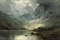 Sunshine and shadow, Wastwater, Cumbria