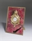 A Large Silver-Gilt and Rhodonite Clock  