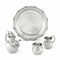 AN ANTIQUE SILVER COFFEE SERVICE, BY FABERGE  