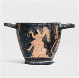 A GREEK RED-FIGURE SKYPHOS