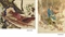 May, the artist's cousin in a boat on the River Waverney, Suffolk (recto), Portrait of a girl seated in a wood (verso) 