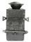 AN ENGLISH WROUGHT-IRON ALMS-BOX  