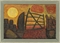 Gate with rising sun, Cornwall; Rock pool; and Partial eclipse  