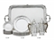 A SET OF TWELVE ELIZABETH II SILVER DINNER PLATES AND EIGHTEEN BREAD PLATES
