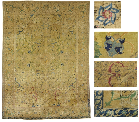 The most expensive carpet ever sold 43.8m Sotheby’s sale Persian
