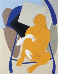 Untitled (Figure on Rickshaw)  