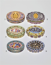 A SWISS ENAMELLED GOLD PRESENTATION SNUFF-BOX