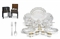 AN EXTENSIVE FRENCH SILVER AND SILVER-GILT TABLE AND DINNER-SERVICE