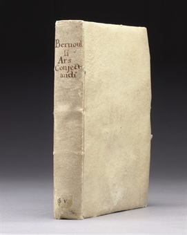 BERNOULLI, Jacob (1654-1703). Ars conjectandi, opus posthumum. Accedit tractatus de seriebus infinitis, et epistola gallicè scripta de ludo pilae reticularis. Edited by Nicolaus I. Bernoulli (1687-1759). Basel: Thurneisen Brothers, 1713.