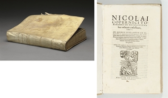 COPERNICUS, Nicolaus (1473-1543). De revolutionibus orbium coelestium. - Georg Johann RHETICUS (1514-1574). De libris revolutionum Nicolai Copernici Narratio prima. Basel: Heinrich Petri, 1566.
