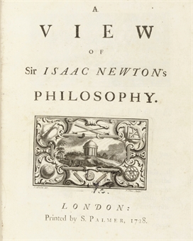 View of Sir Isaac Newton's philosophy (1728)