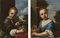 Bambino con uva; e Bambina con portagioie