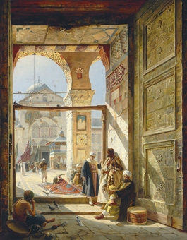 The Gate of the Great Umayyad Mosque, Damascus  