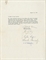 Astronaut Signed Letter  